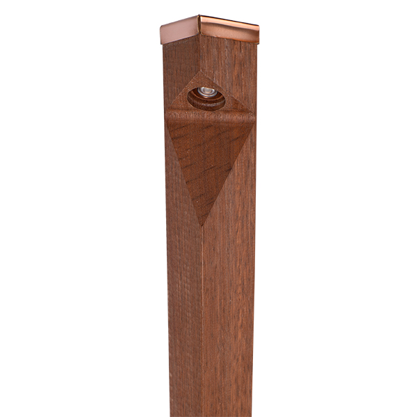 Pillar Light 1 <br /> Corner cut <br /> 600x45x45mm <br /> SLBL100F - Image 2